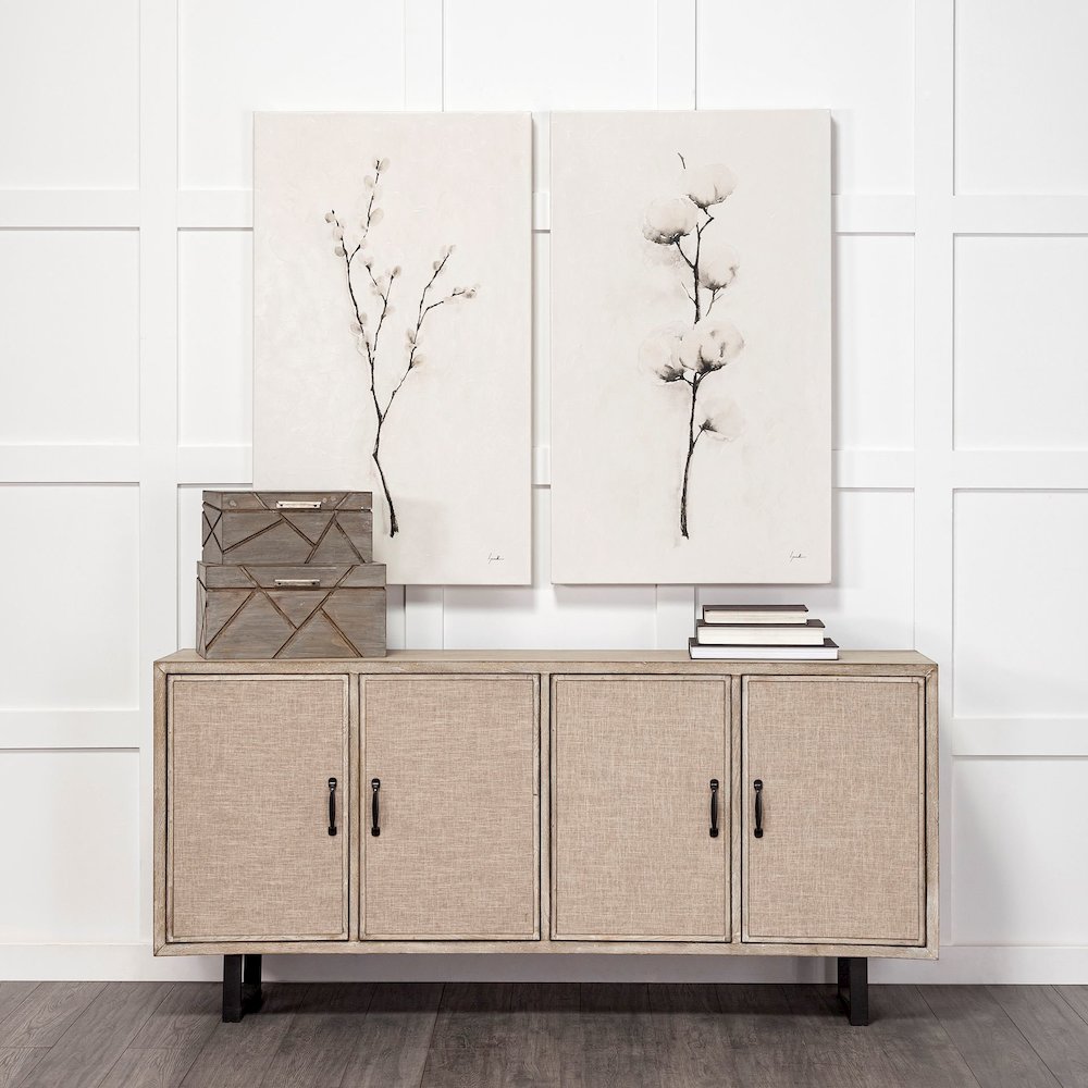 Niobe (Set of 2) 16L x 11W Gray Wooden Nesting Boxes. Picture 9