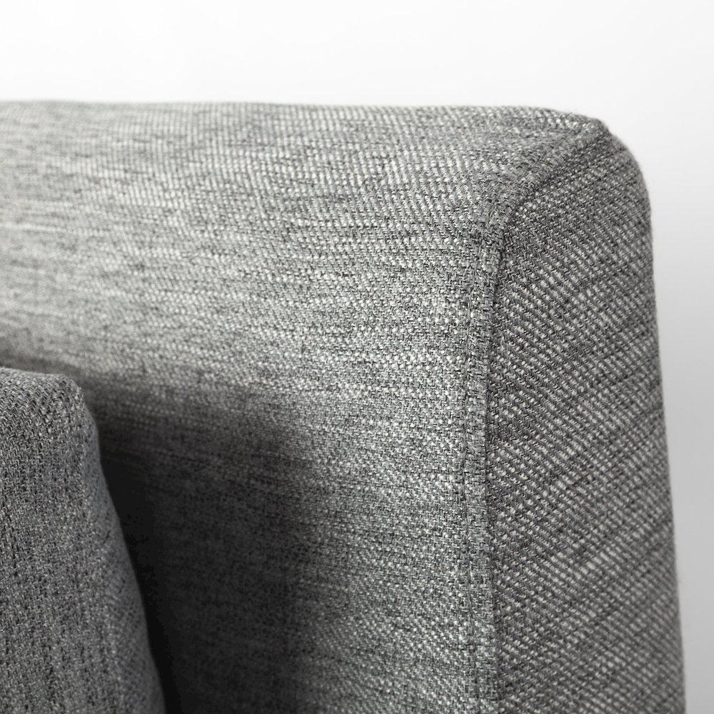 Denly I38 X 38.25 X 34.5 Castlerock Gray Slipcover Upholstered Arm Chair. Picture 8