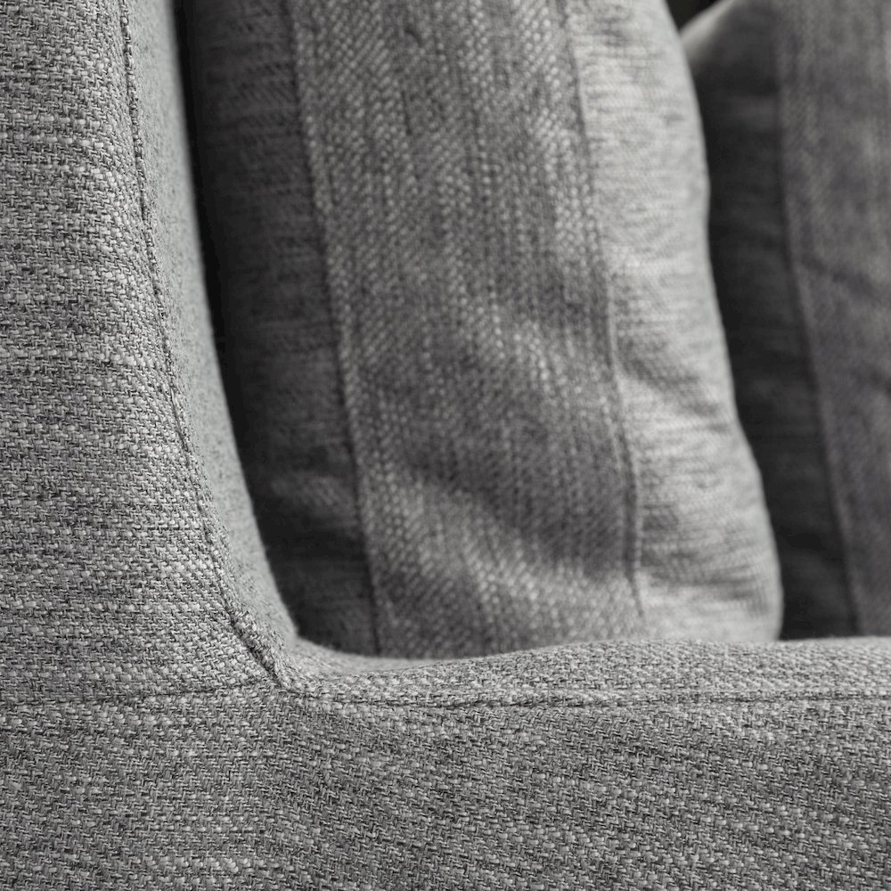 Denly I38 X 38.25 X 34.5 Castlerock Gray Slipcover Upholstered Arm Chair. Picture 9