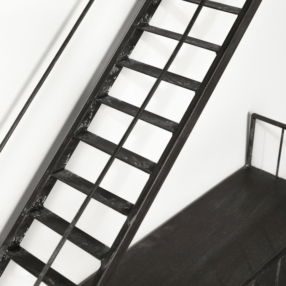 Gastown 42H Wall Mounted Fire Escape Shelf. Picture 6