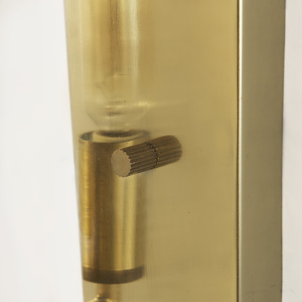Stein 5L x 6W Gold W/ White Marble Shade Wall Sconce. Picture 6