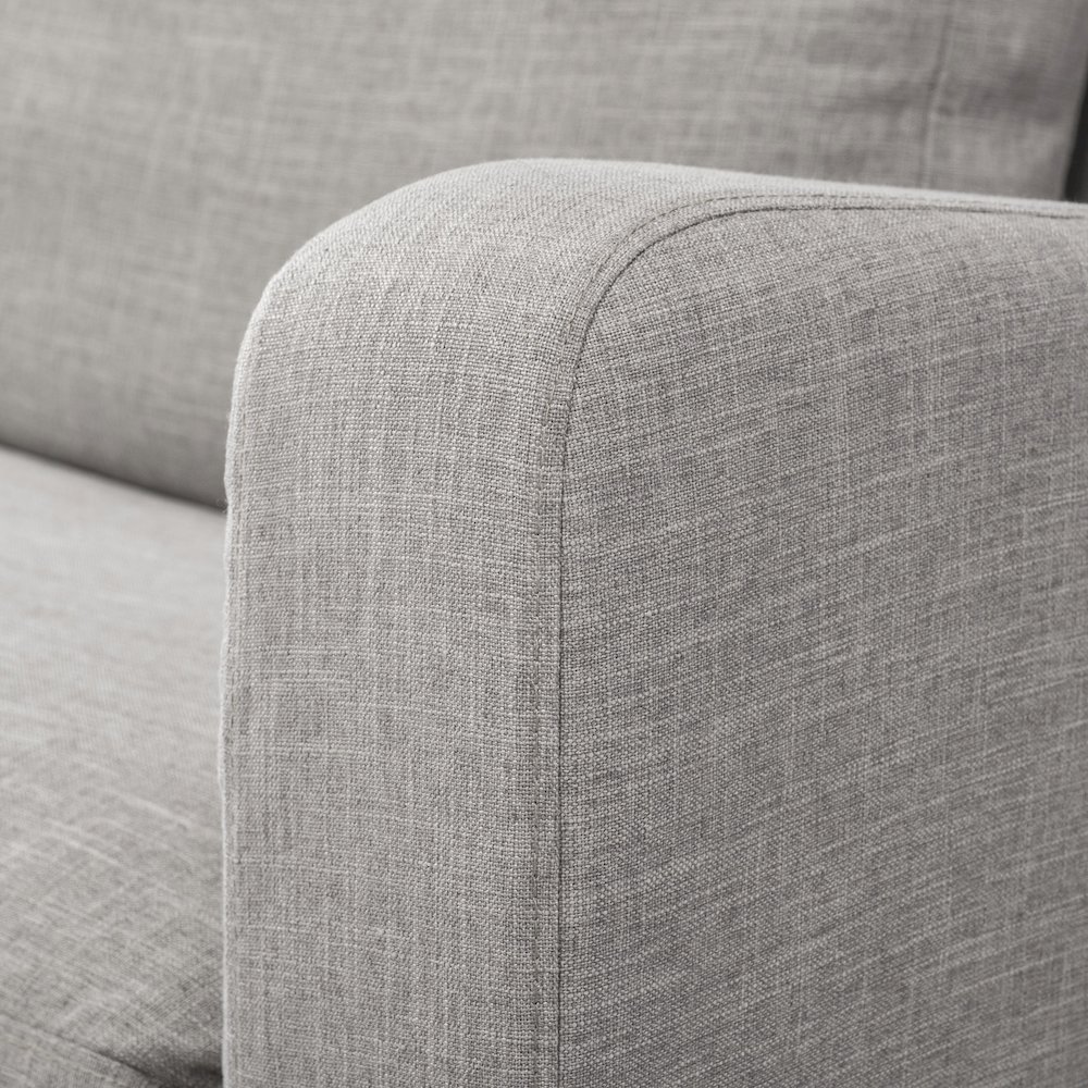 Denly III 38 X 38.25 X 34.5 Flint Gray Slipcover Upholstered Arm Chair. Picture 4