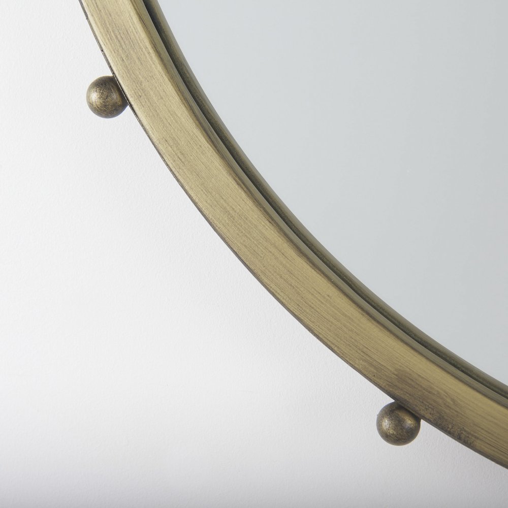 Elena I Small Gold Wall Mirror. Picture 3