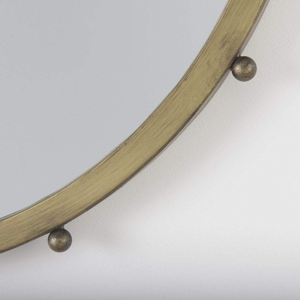 Elena I Small Gold Wall Mirror. Picture 4