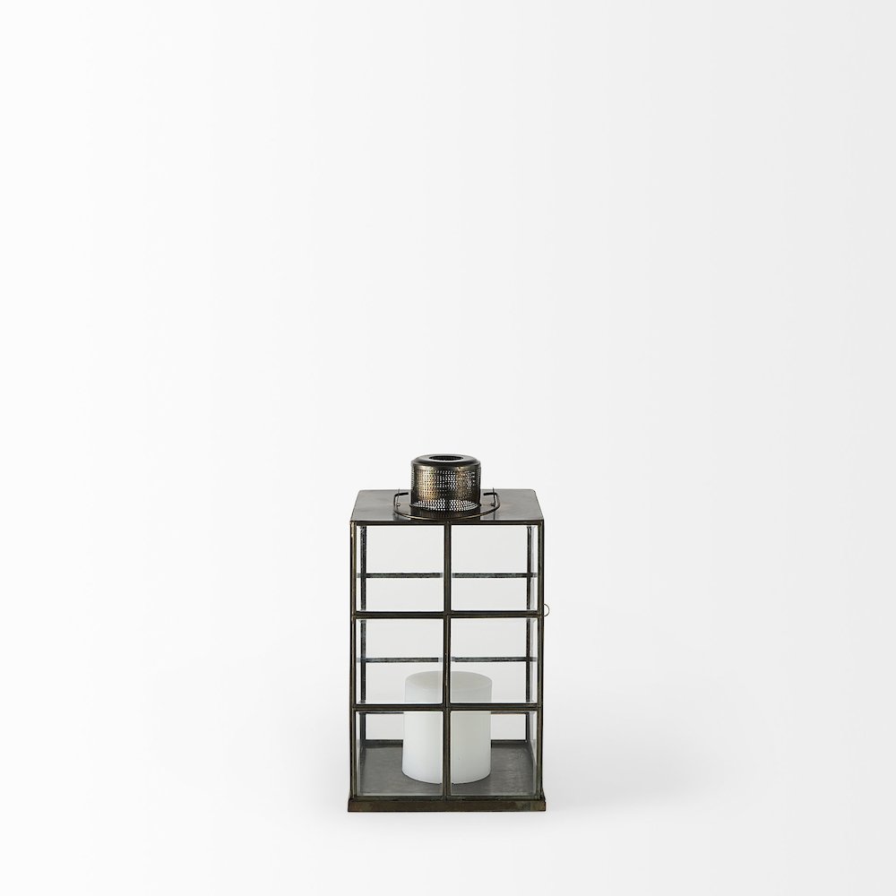 Grimwig (Small) 8L x 8W x 15H LANTERN W/SHEET BASE WITHOUT BEVEL. Picture 3