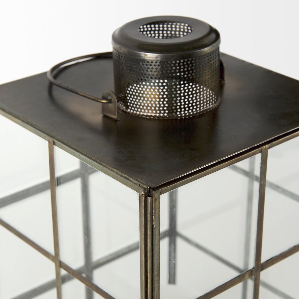 Grimwig (Small) 8L x 8W x 15H LANTERN W/SHEET BASE WITHOUT BEVEL. Picture 8