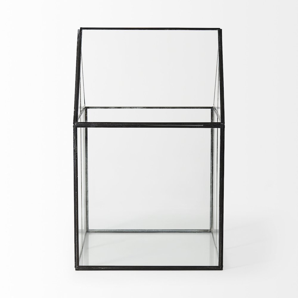 Sikes (Large) 10L x 10W x 16H Hut Terrarium W/Glass Base. Picture 2