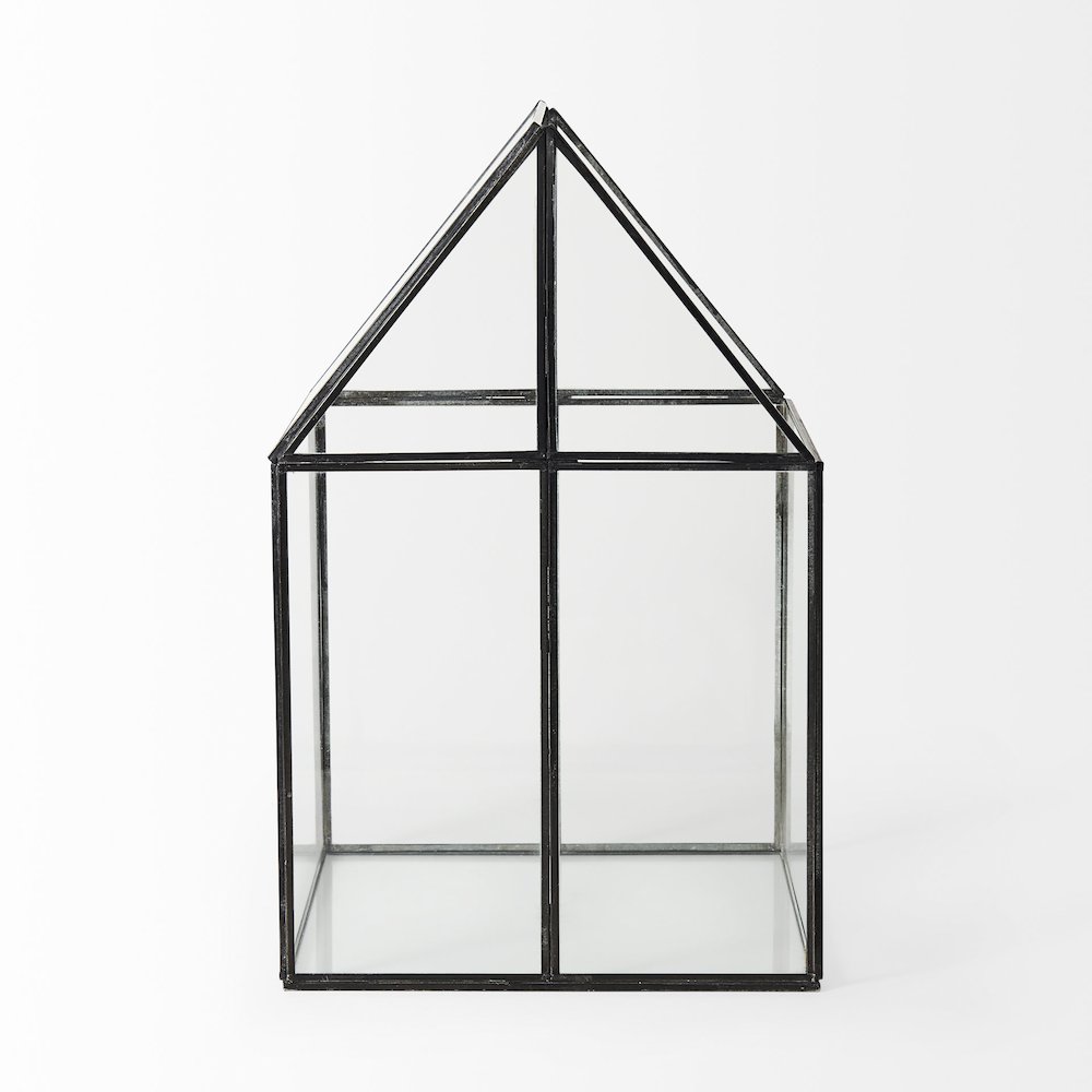 Sikes (Large) 10L x 10W x 16H Hut Terrarium W/Glass Base. Picture 3