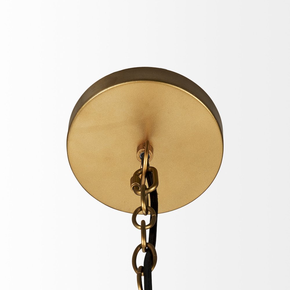 Campanile 16.0L x 16.0W x 27.0H Brown Whicker Pendant Light. Picture 3