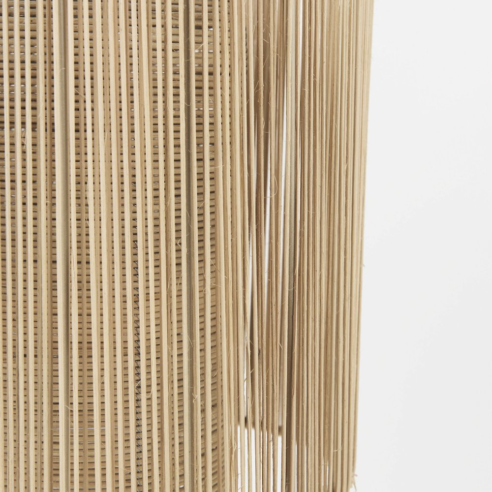 Aviario 14.2 L x 14.2 W x 14.2 H Natural Cane Cylindrical Pendant Light. Picture 6