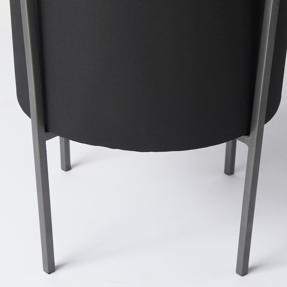 Claypoole (Set of 3) Black Plant Stands. Picture 5