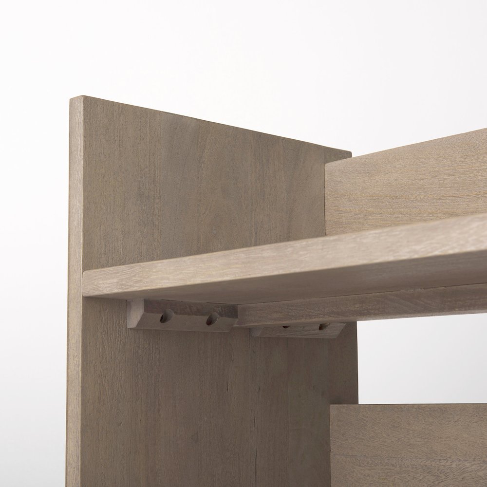 Aida Light Gray Wood Console Table. Picture 7