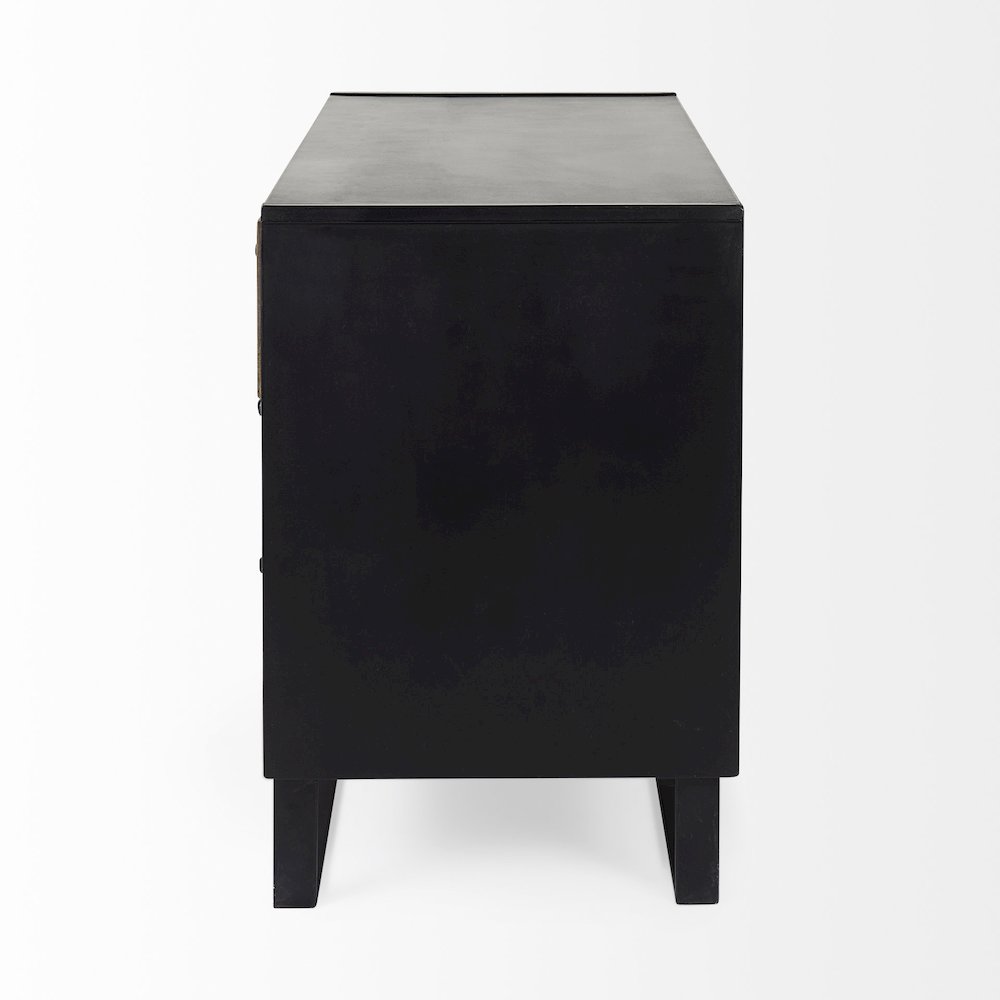 Alvin 34.5L x 21.5W x 30.0H Wood W/Metal Framing Accent Cabinet. Picture 2