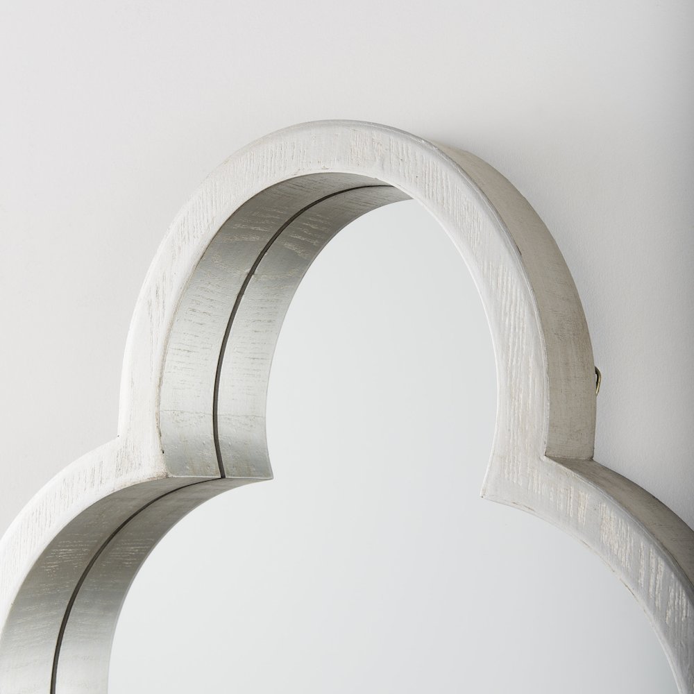 Geneva 23x34 Silver Wood Frame Mirror. Picture 4