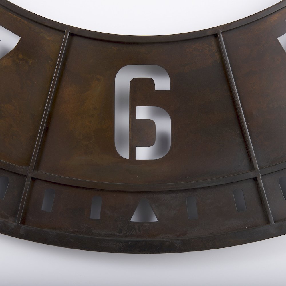 Newcastle 56.5" Giant Oversize Industrial Wall Clock. Picture 5