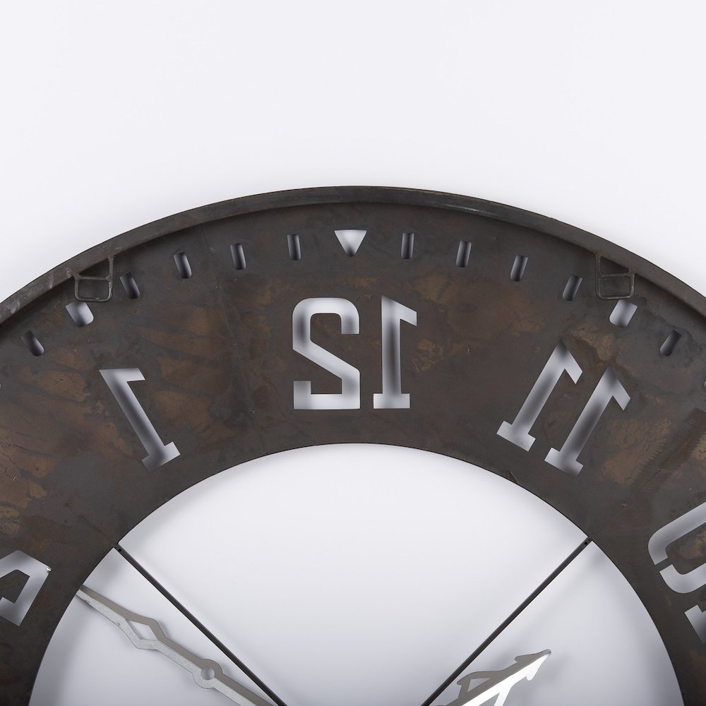 Newcastle 56.5" Giant Oversize Industrial Wall Clock. Picture 6