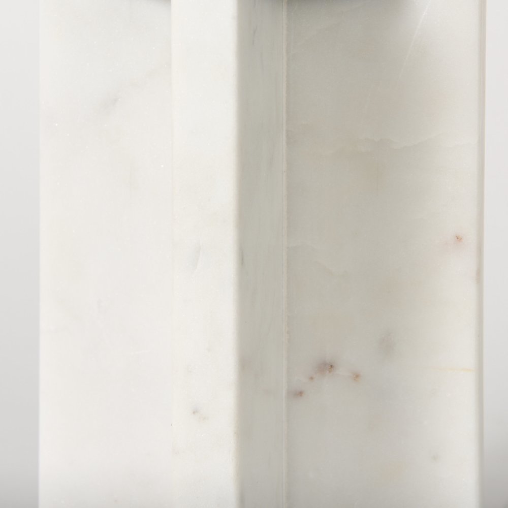 Sophia 5.5"L x 3.5"W x 8.0"H. Marble Candle Holder Medium. Picture 6