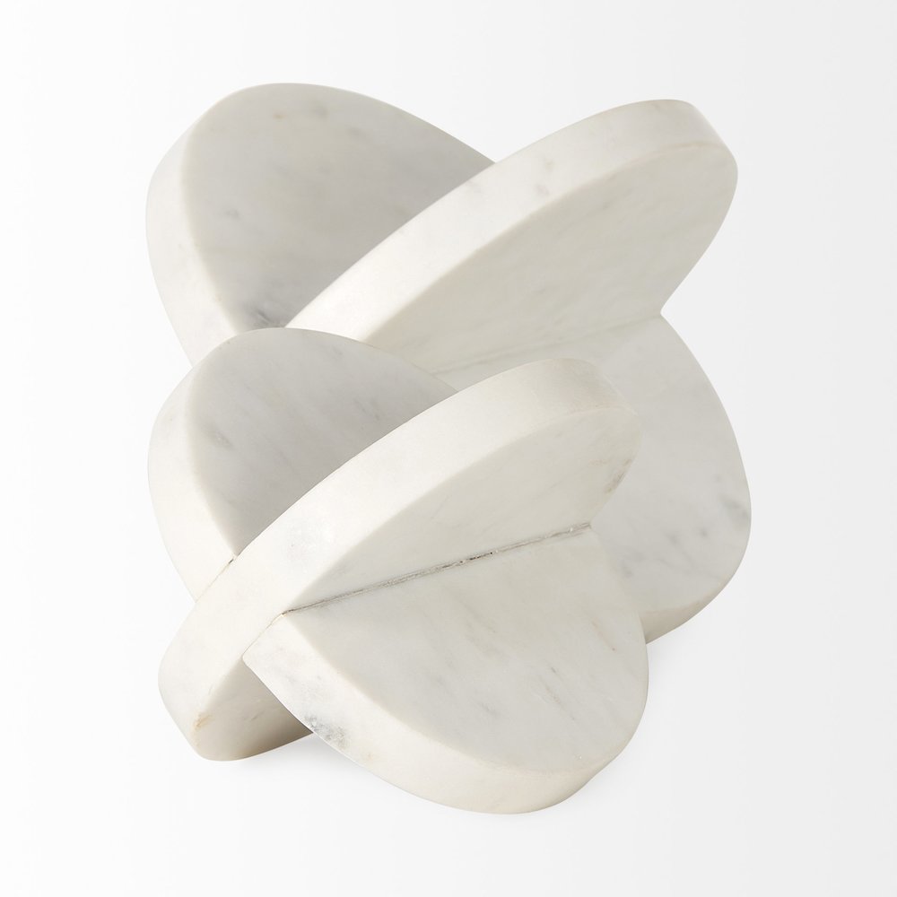 Sophia 6.0"L x 6.0"W x 6.0"H Small Marble Ornament. Picture 5