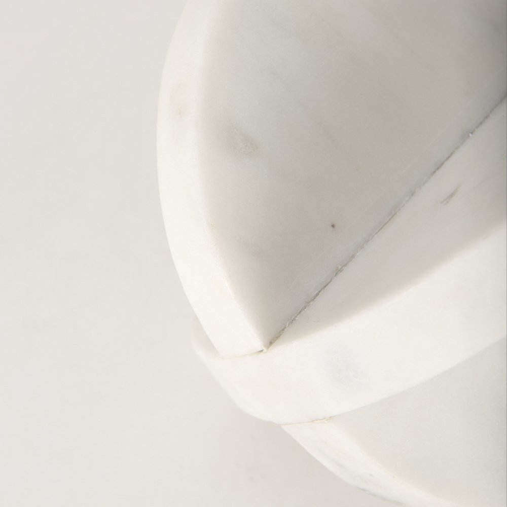 Sophia 6.0"L x 6.0"W x 6.0"H Small Marble Ornament. Picture 8