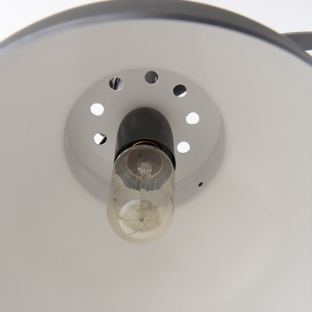 Leighton II 15x20 Black Metal Spherical Pendant Light. Picture 7