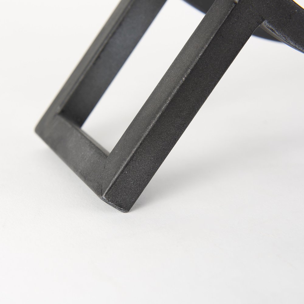 Gaston Gray Metal Circular Table Clock. Picture 10
