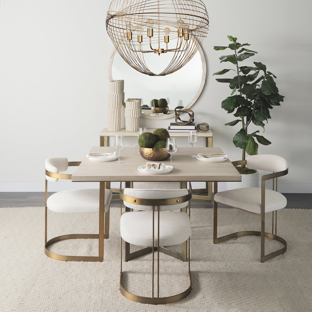 Chiron II 36L x 36W x 38H Gold Metal Globe Six Bulb Chandelier. Picture 5