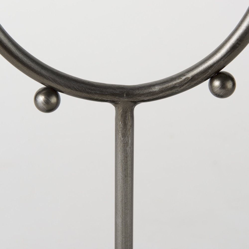 Elio 7.5L x 3.0W x 13.2H Small Studded hoop object. Picture 6