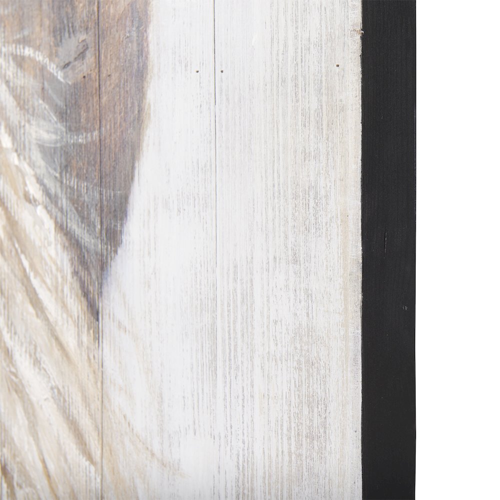 Horse Fringe Painting on Wood. Picture 4