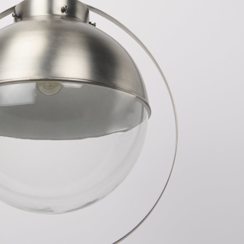 Leighton 15.0L x 15.0W x 20.0H Antique Nickel Pendant Light. Picture 5