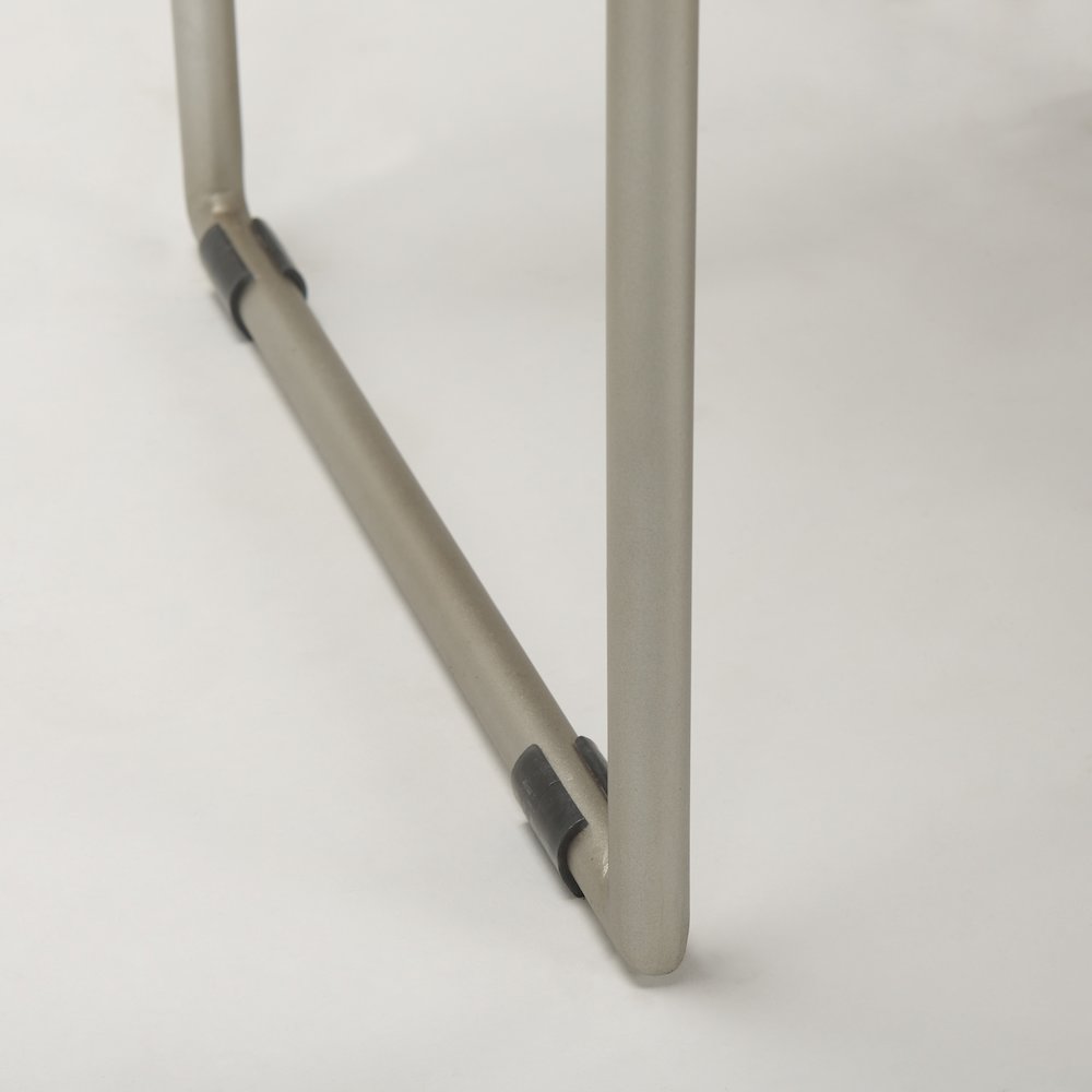 Givens 14.0L x 15.8W x 31.8H Brown Wood W/Silver Metal Frame Barstool. Picture 9