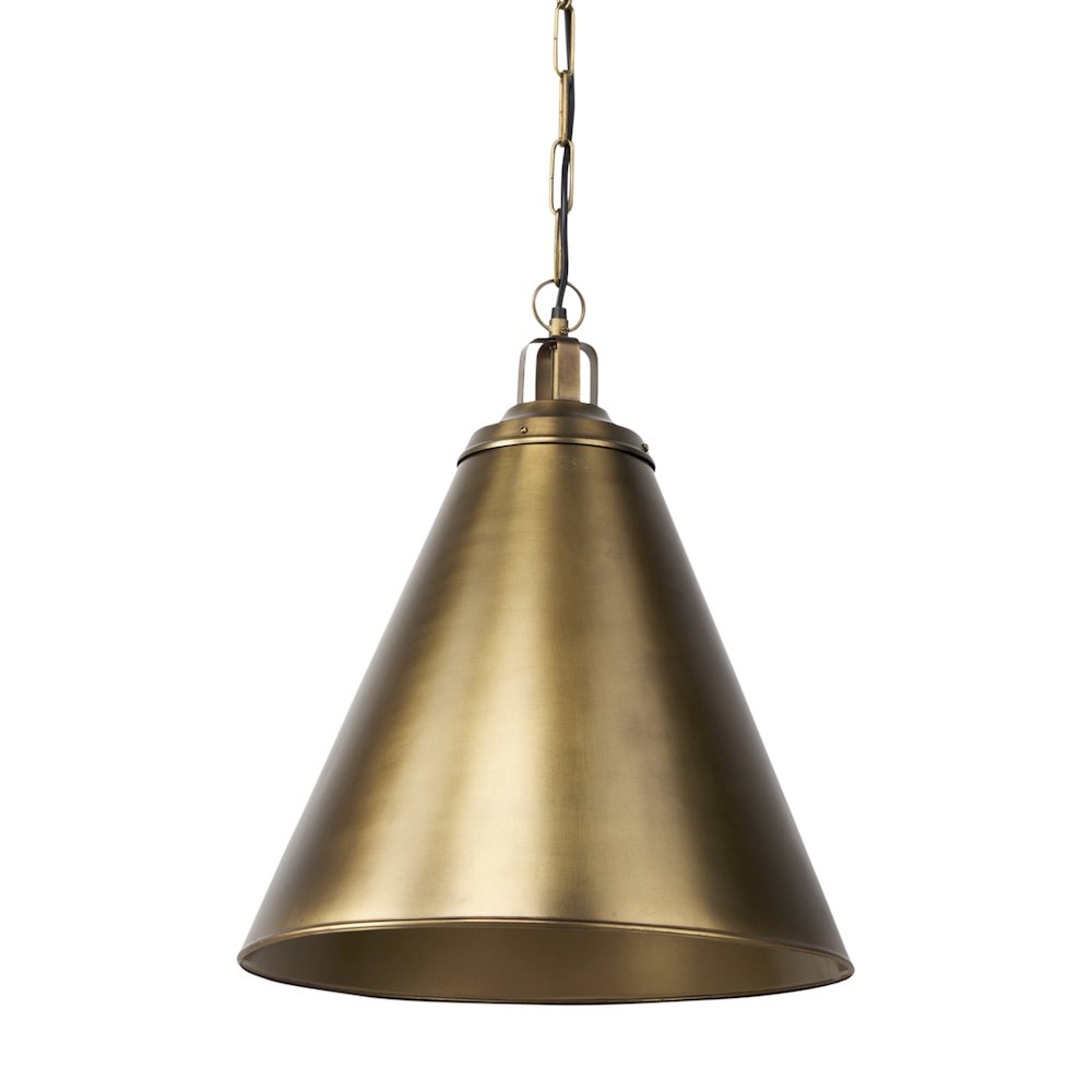 Fenton 18.0L x 18.0W x 23.0H Gold W/Gold Accents Pendant Light. Picture 1