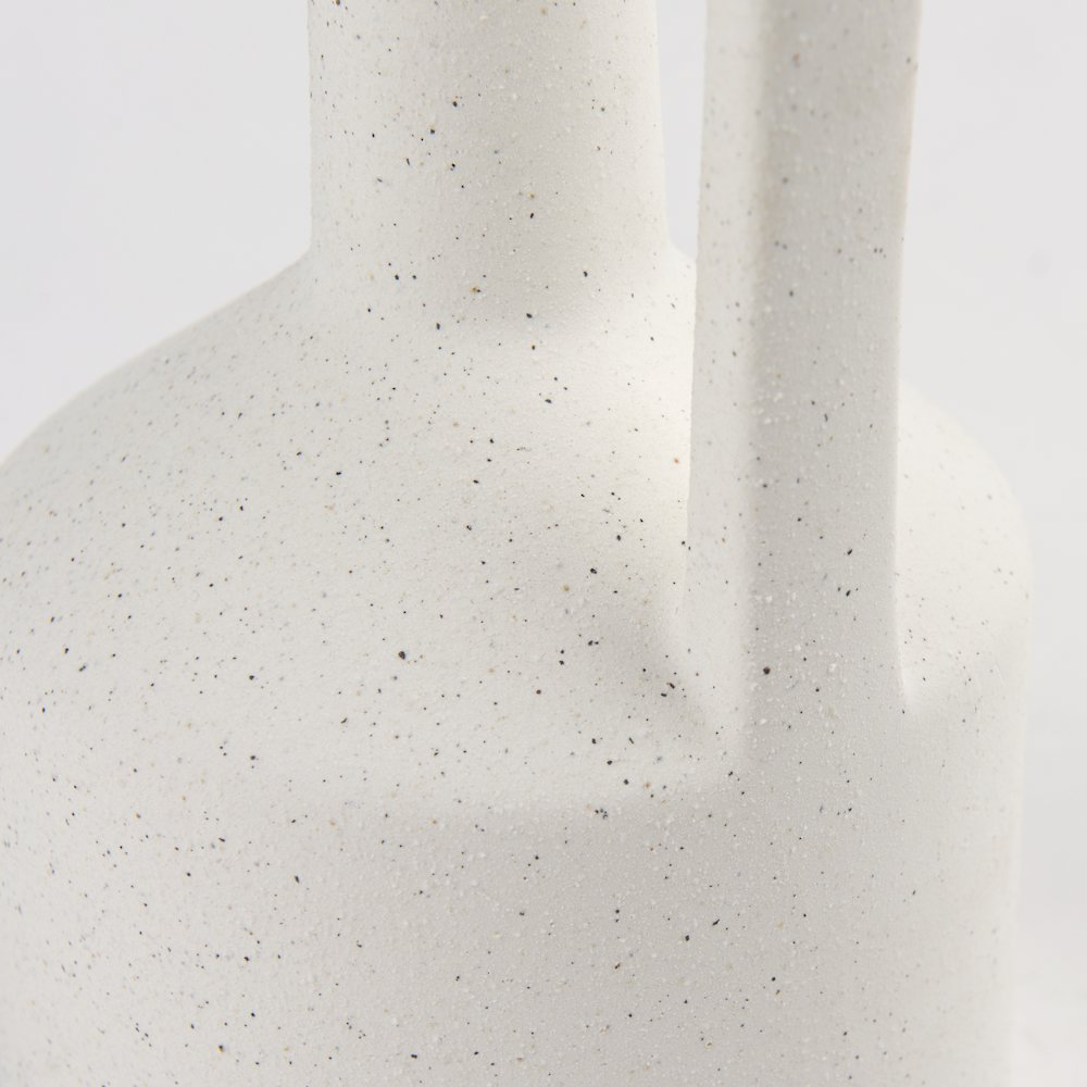 Burton 17.1H Large White Ceramic Jug Vase. Picture 7