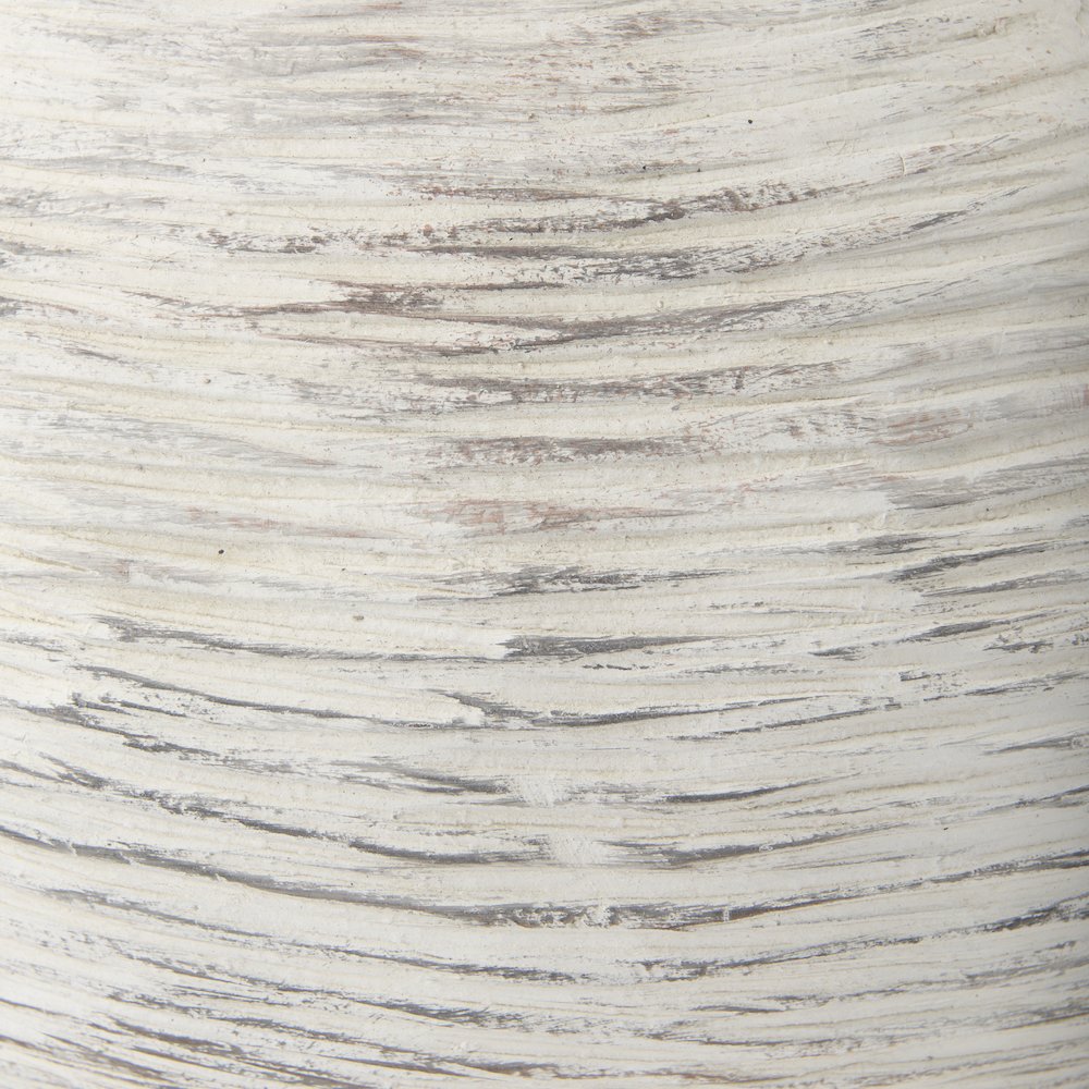 Misha 25.2L x 25.2W x 22.4H Cream Ceramic Floor Vase. Picture 6