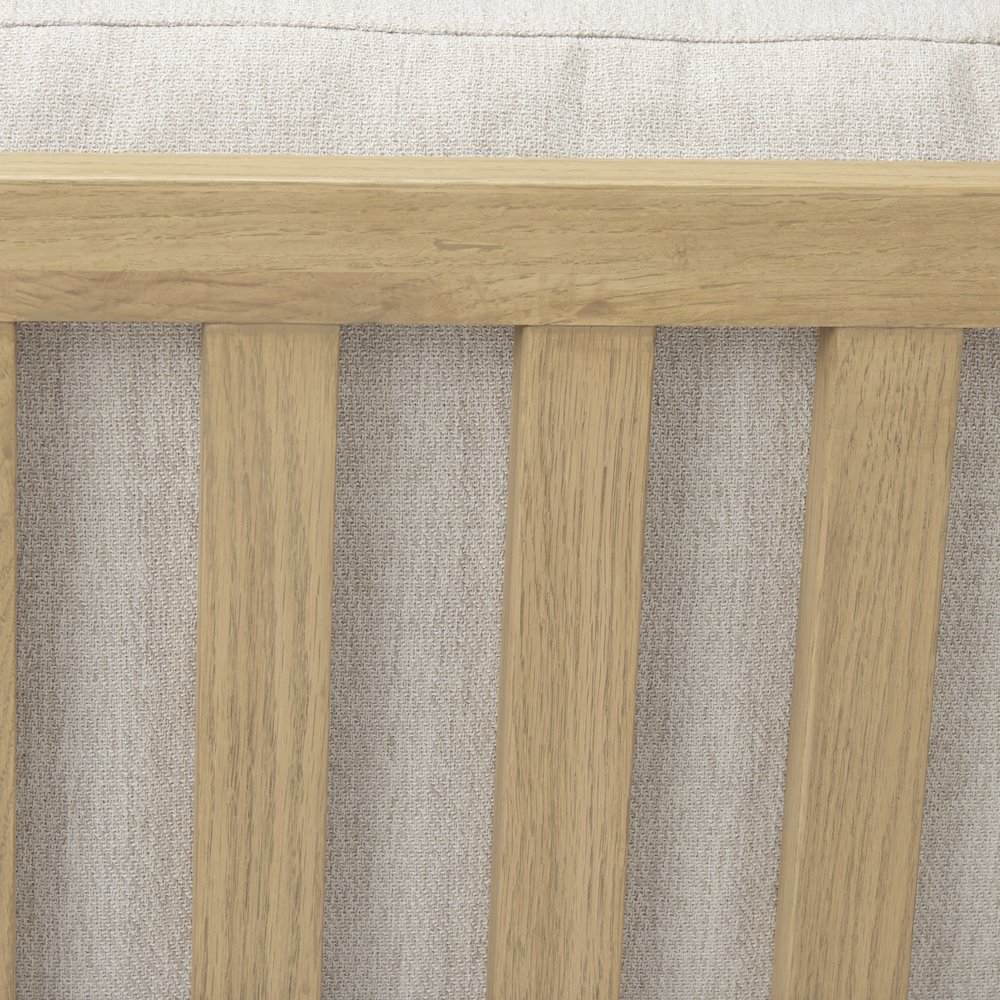 Raeleigh 28.0L x 34.1W x 34.4H Cream Fabric W/Light Brown Wood Accent Chair. Picture 10