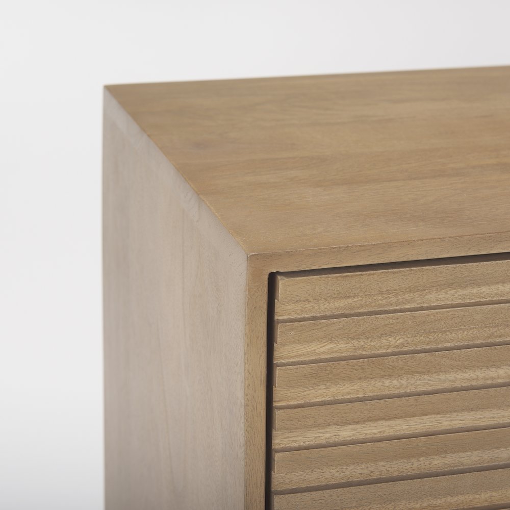 Sable 37.0L x 17.0W x 30.5H Light Brown Wood Accent Cabinet. Picture 6