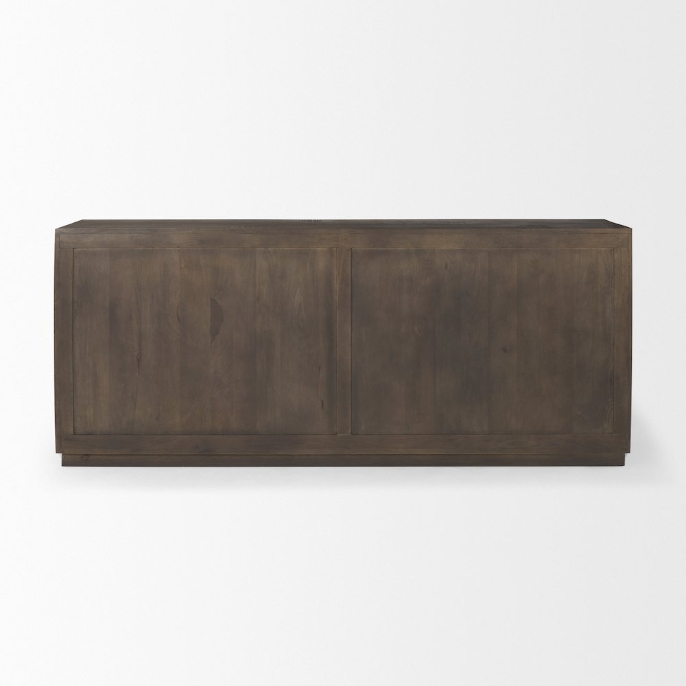 West 82.0L x 18.0W x 34.0H Wooden Angular Sideboard. Picture 3
