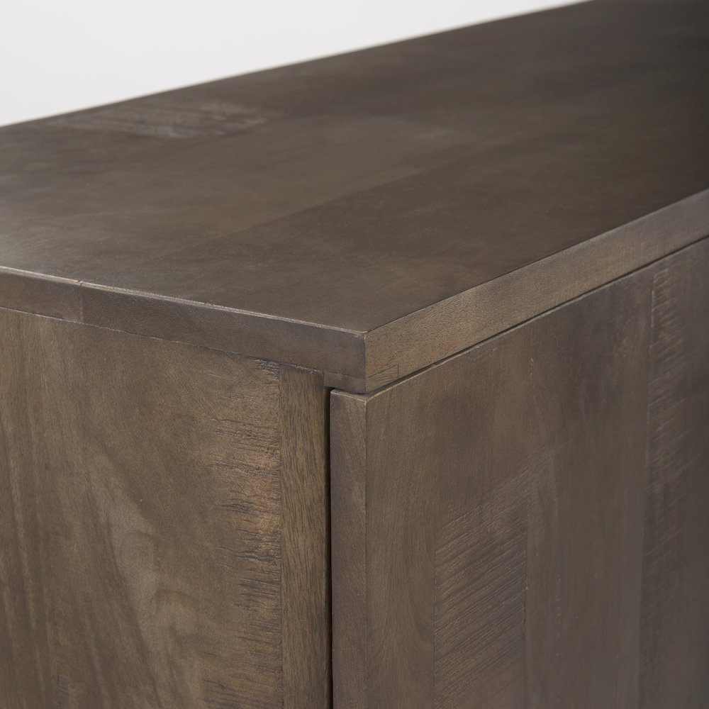 West 82.0L x 18.0W x 34.0H Wooden Angular Sideboard. Picture 6