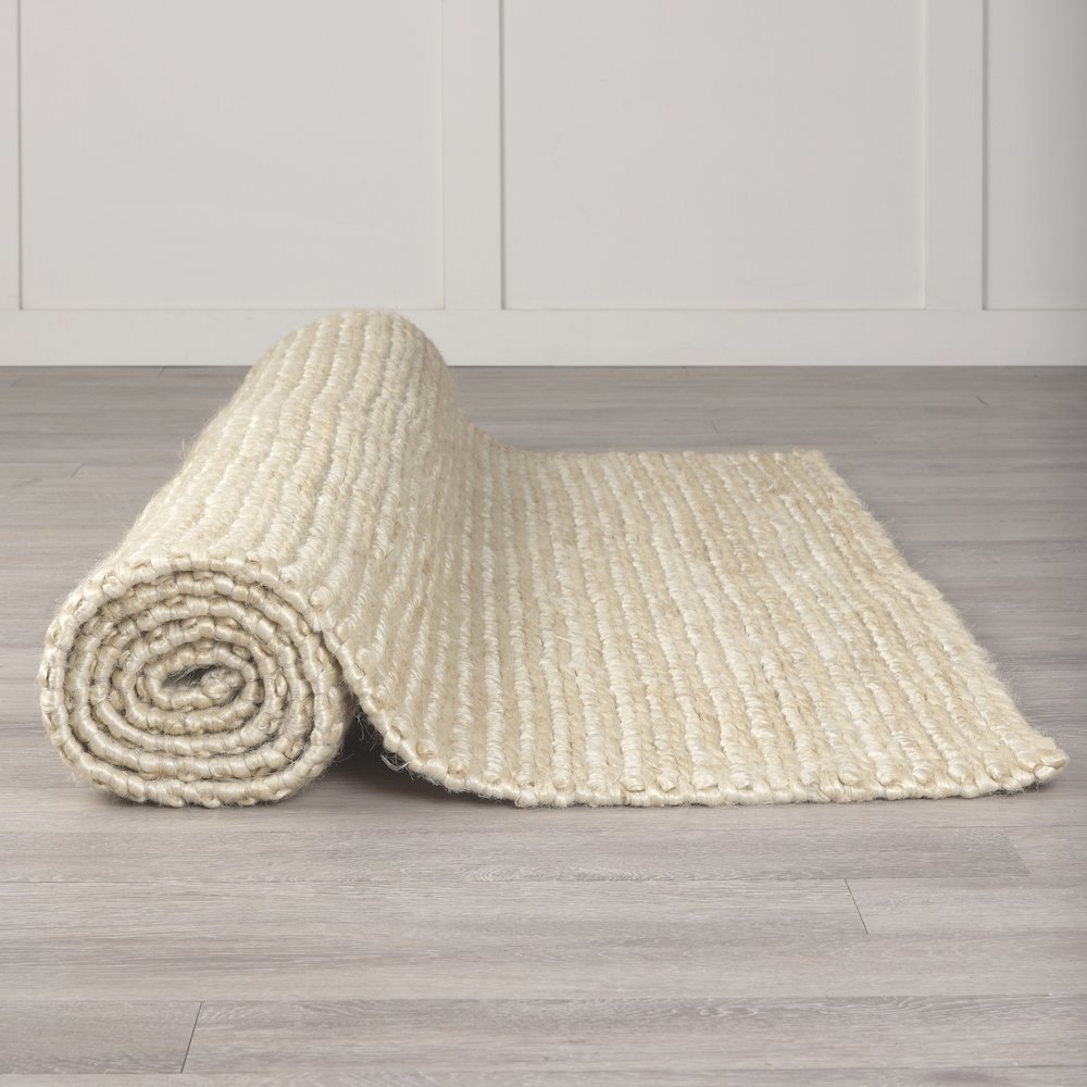 Milo 9 x 12 Camel Color Woven Hemp Area Rug. Picture 2