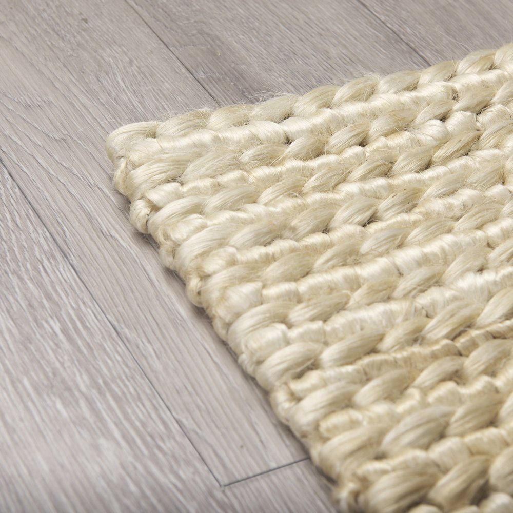 Milo 9 x 12 Camel Color Woven Hemp Area Rug. Picture 5