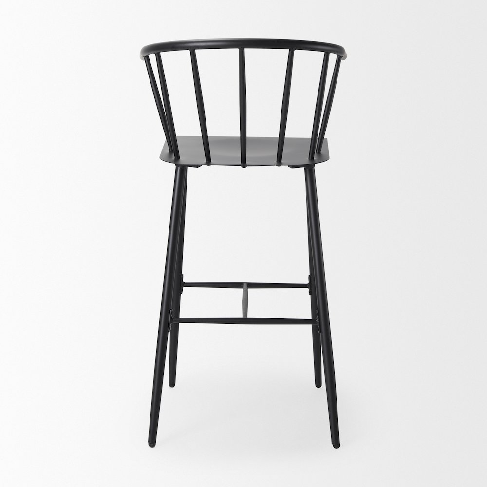 Colin Black Metal Bar Stool. Picture 3