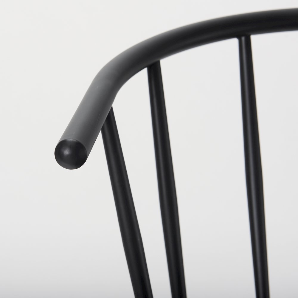 Colin Black Metal Bar Stool. Picture 6