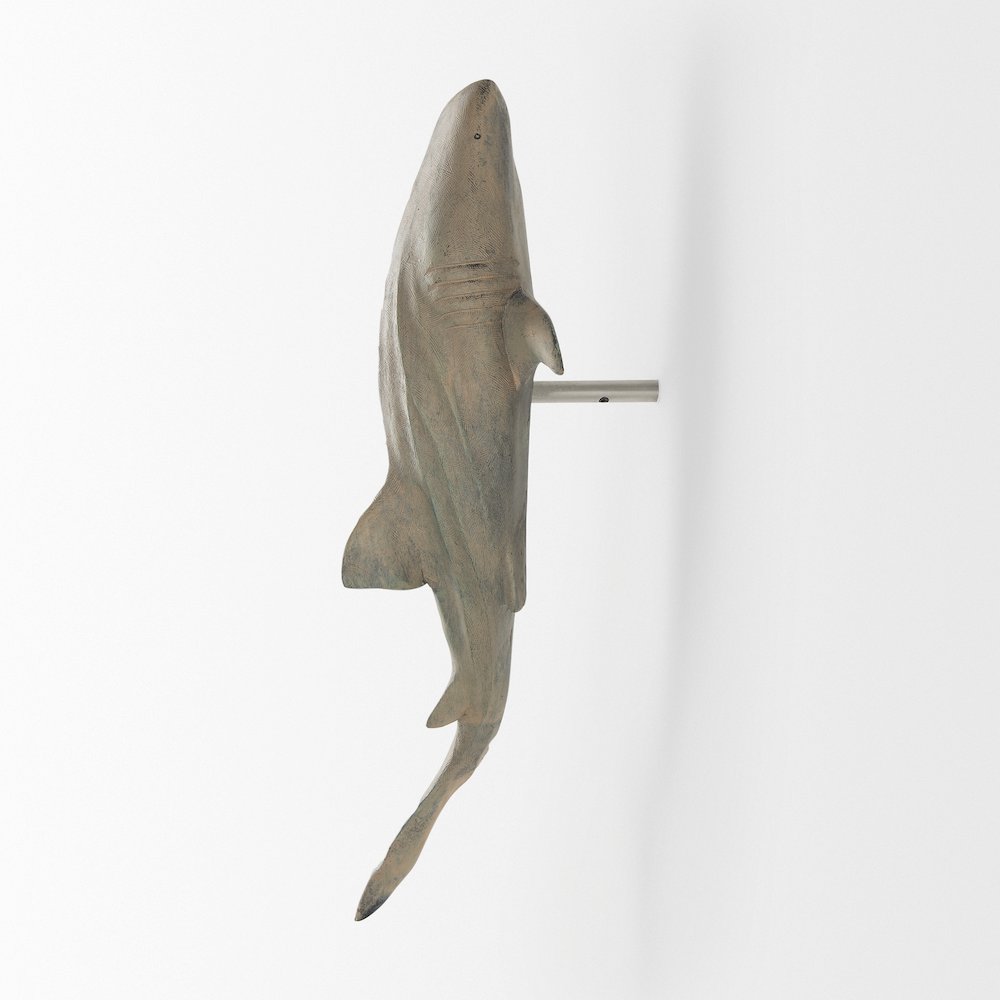 Willa Large Wall Mountable Whale Shark Sculpture. Picture 3