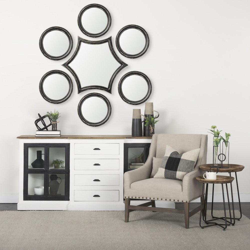 Fuerta (Set of 7) (A + B Box), Wall Mirror. Picture 2