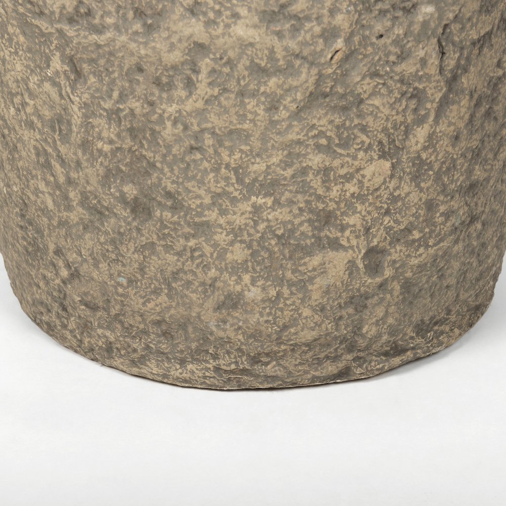 Rama Large Gray Paper Mache Floor Vase. Picture 4