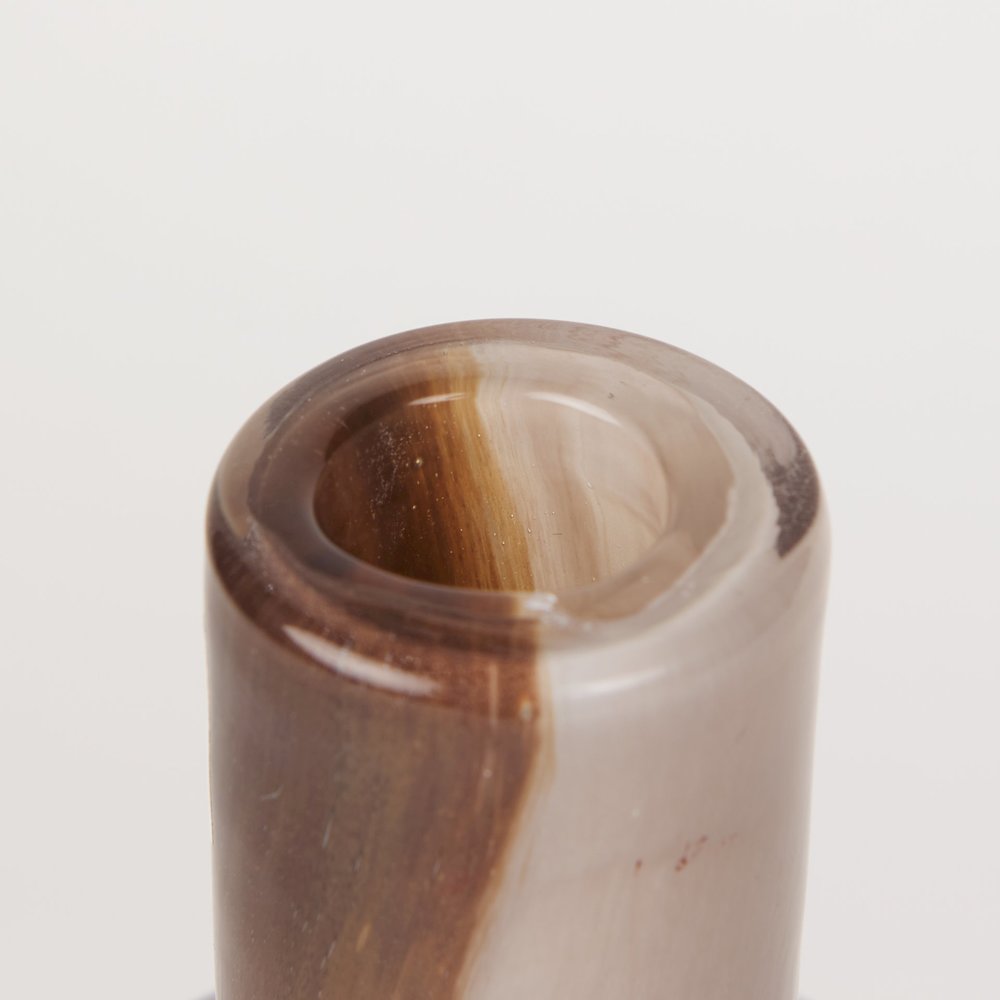 Marans Tall Amber Multi-Color Glass Vase. Picture 5