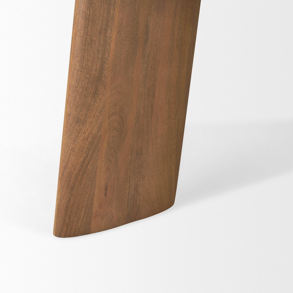 Jonan Brown Solid Mango Wood Rectangular Dining Table. Picture 7