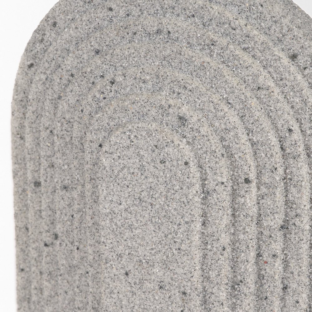Kael Resin Textured Sandstone Decorative Object. Picture 5