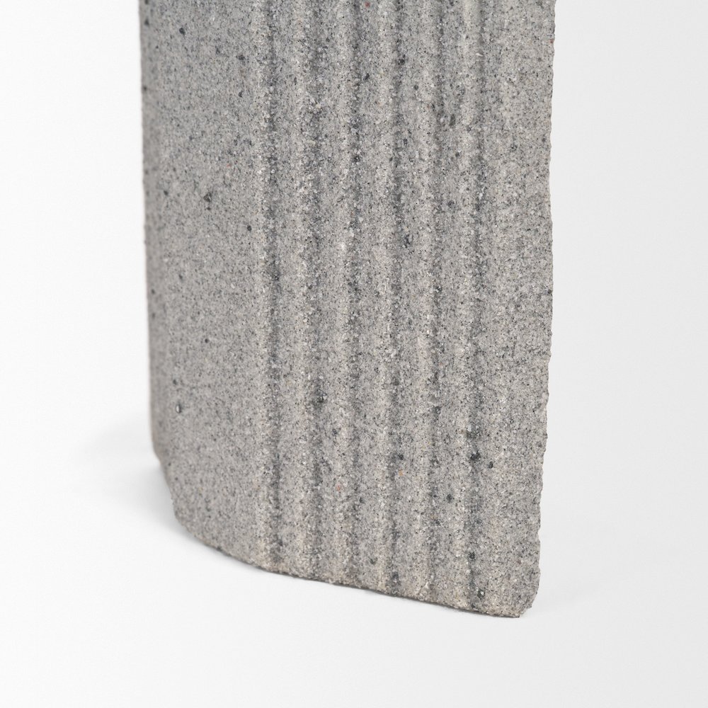 Kael Resin Textured Sandstone Decorative Object. Picture 6