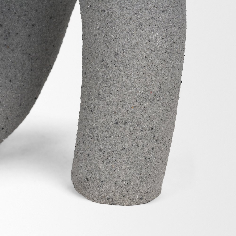 Kailyn Resin Textured Concrete Gray Decorative Object. Picture 7