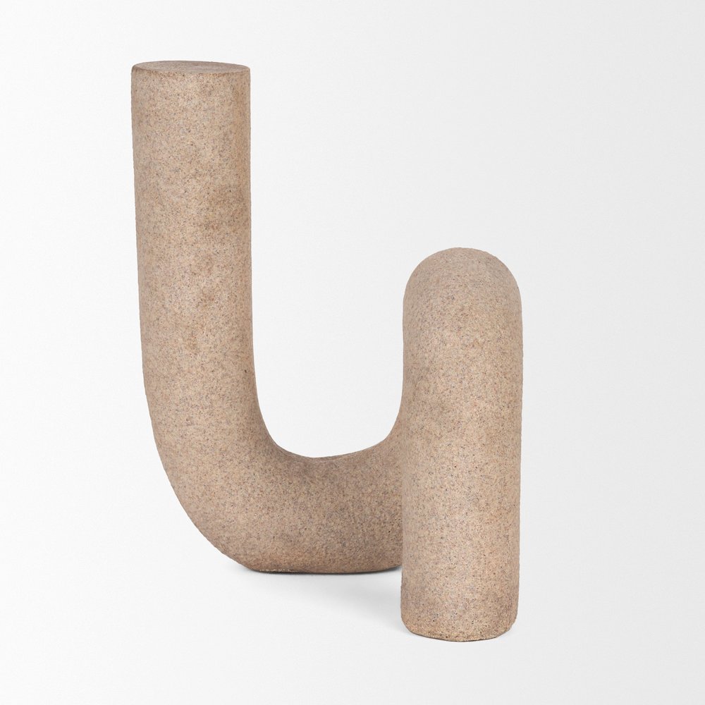 Kailyn Resin Textured Concrete Gray Decorative Object. Picture 2